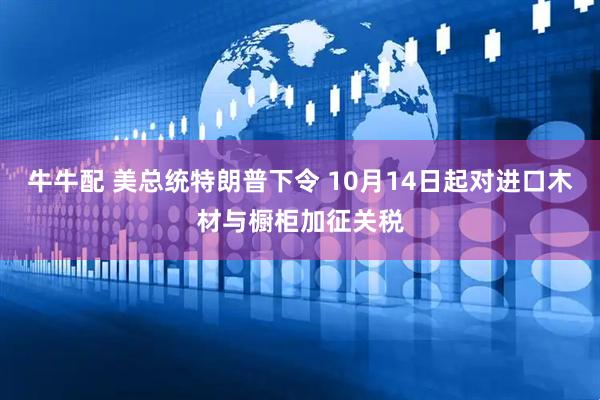 牛牛配 美总统特朗普下令 10月14日起对进口木材与橱柜加征关税